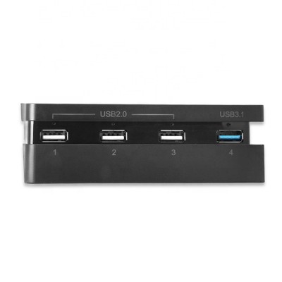 High Speed Charger 4 Ports USB 2.0 & 3.1 HUB Splitter For PS4 Slim